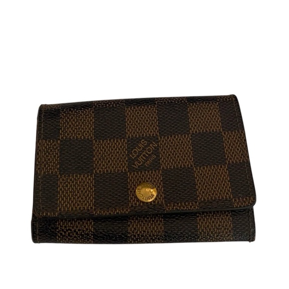 Louis Vuitton Checkered Leather Wallet - Picture 1 of 7